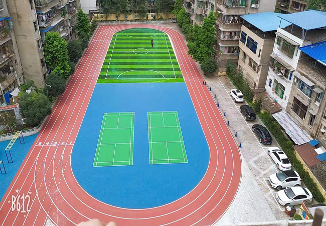 學校塑膠跑道材料