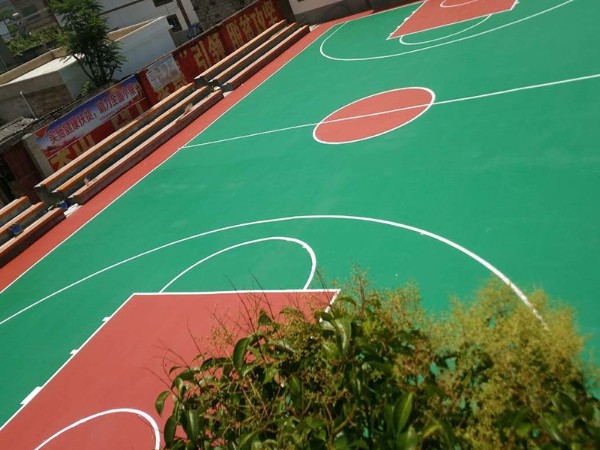陜西硅pu籃球場