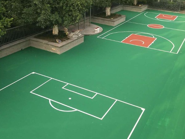 寧夏硅pu球場材料