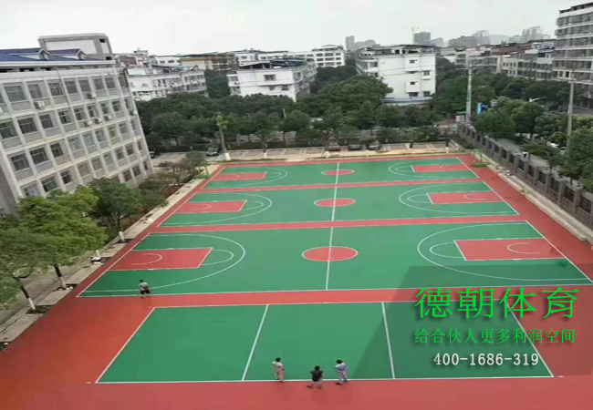 標準丙烯酸籃球場