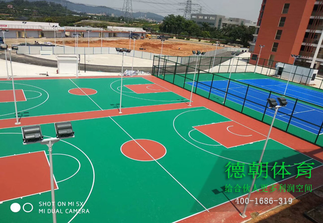 丙烯酸籃球場