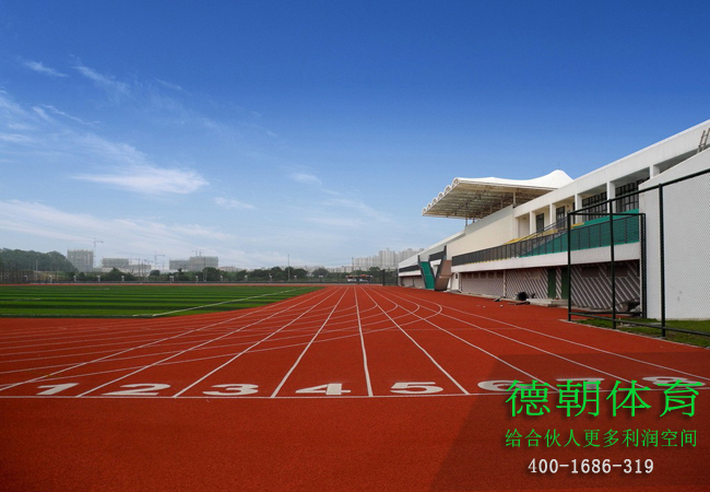 新國標塑膠跑道施工