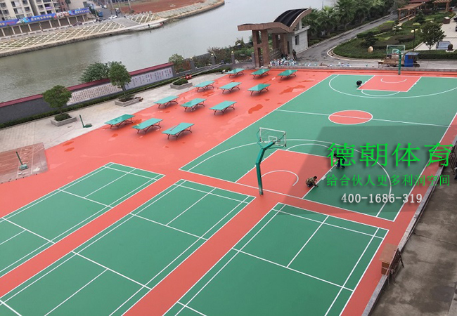 新國標(biāo)硅PU球場材料