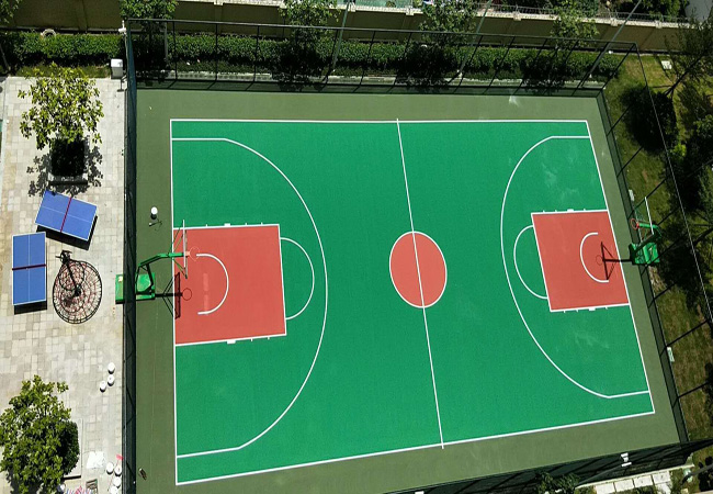 籃球場(chǎng)地面材料