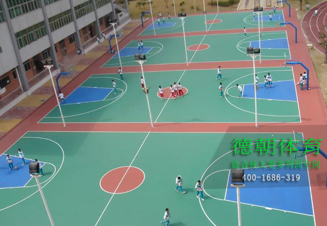 室外硅PU籃球場(chǎng)材料