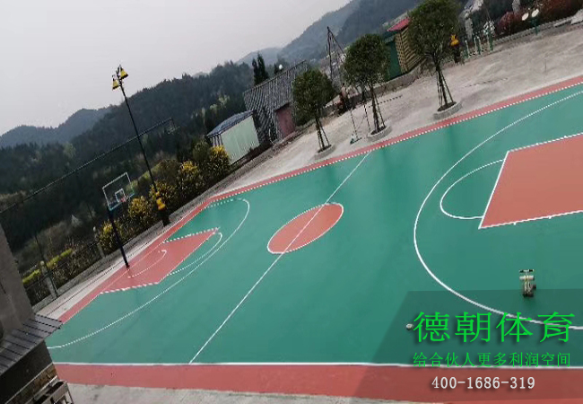 室外硅PU籃球場(chǎng)