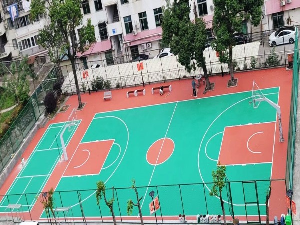 寧夏籃球場地面材料