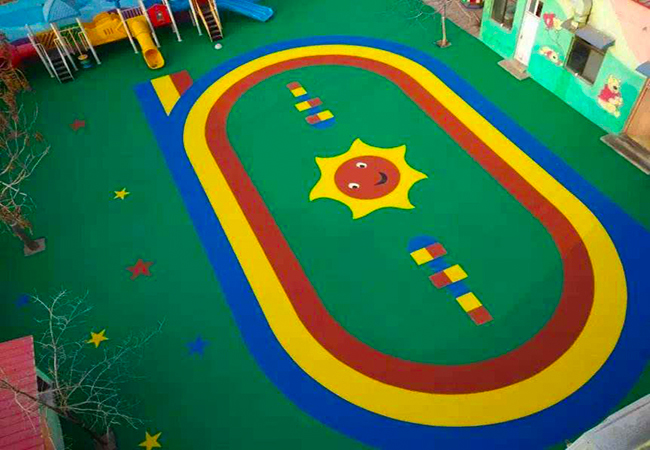 新國標(biāo)EPDM彩色塑膠跑道