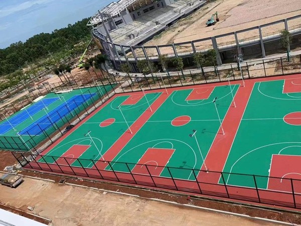 重慶籃球場(chǎng)地面材料