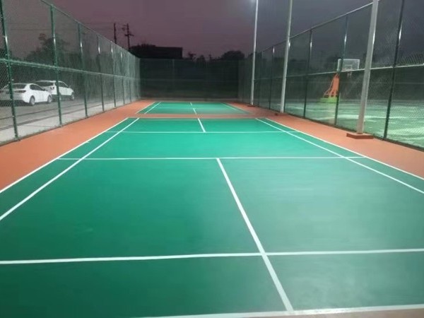 硅PU羽毛球場(chǎng)材料