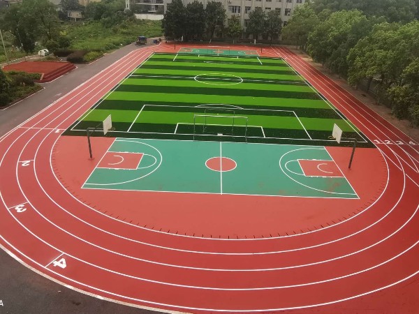 安徽室外塑膠跑道施工