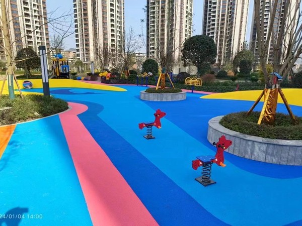 貴州彩色EPDM塑膠跑道