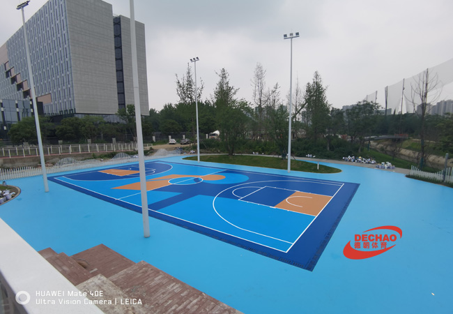 8毫米硅PU籃球場