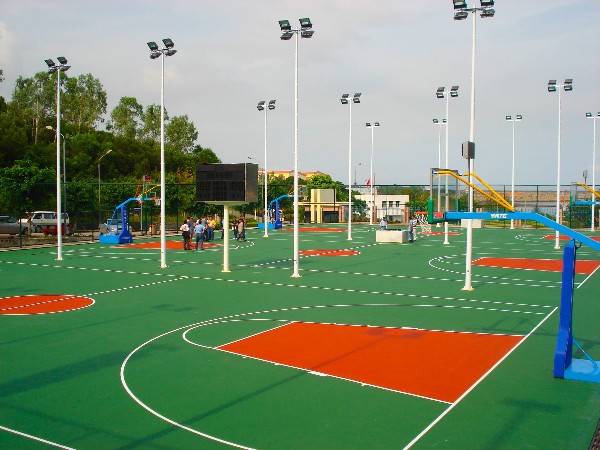 籃球場(chǎng)地面材料