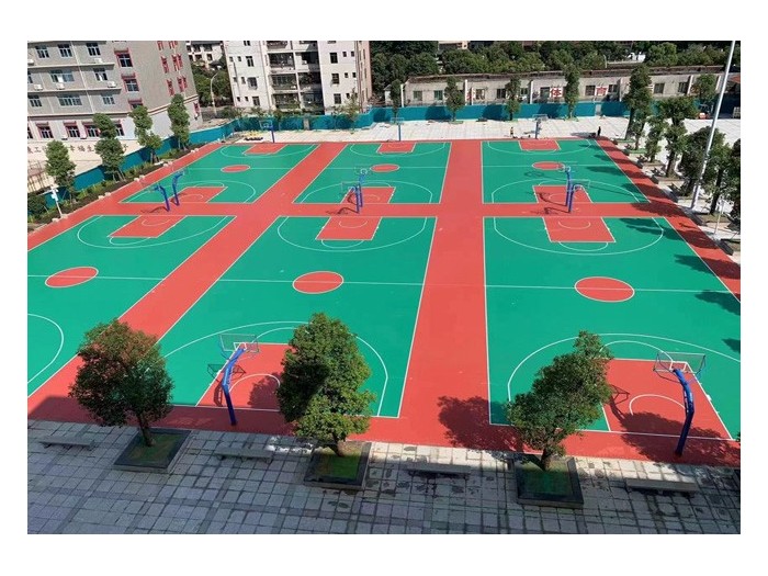 北京硅PU 籃球場(chǎng)