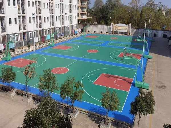 山西硅PU籃球場