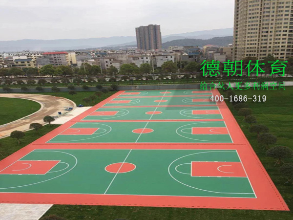 新國標(biāo)硅PU球場(chǎng)材料