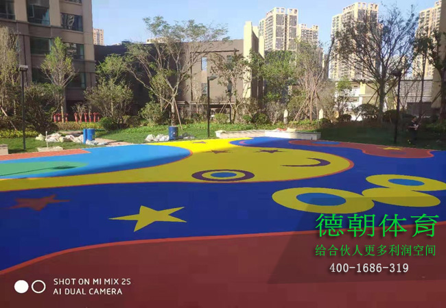 新國標彩色EPDM塑膠跑道