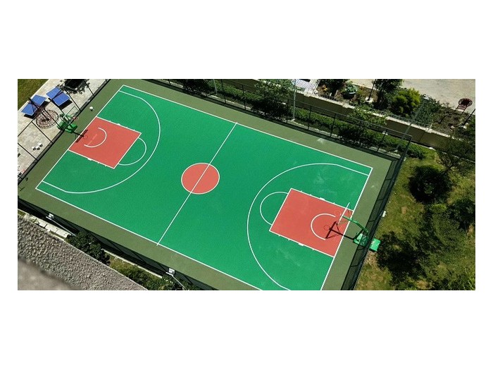 8mm硅PU籃球場