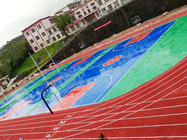 湖南硅pu籃球場
