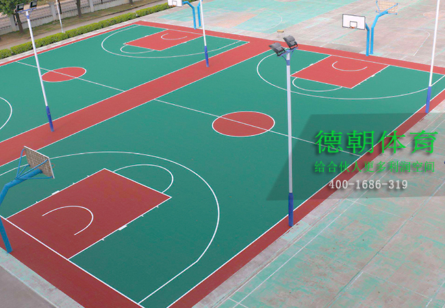 湖南硅pu籃球場
