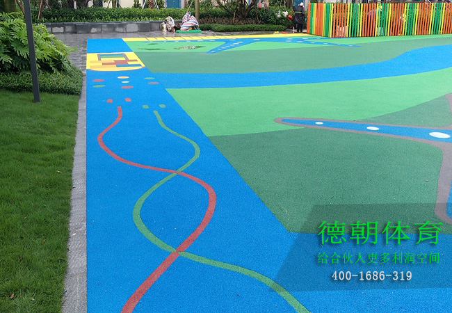 彩色EPDM塑膠跑道
