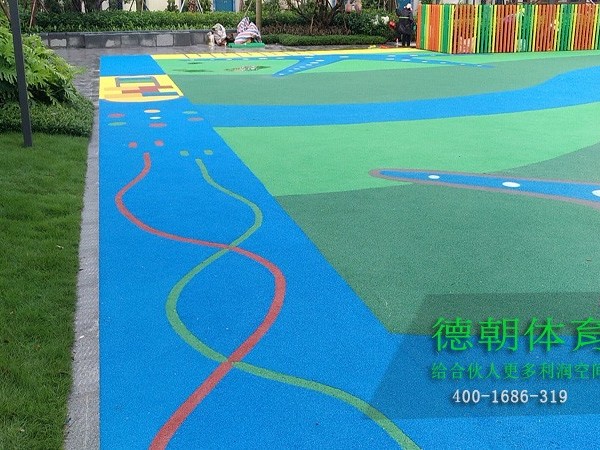 彩色EPDM塑膠跑道