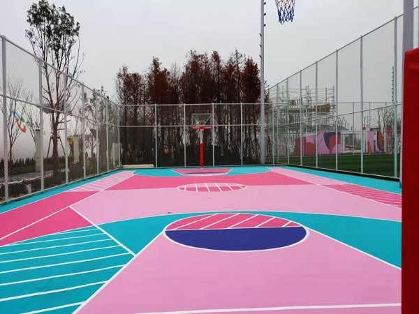 新疆丙烯酸籃球場