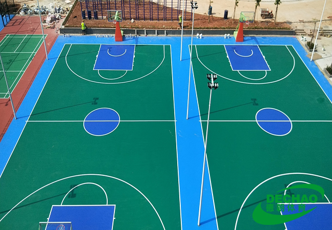 塑膠籃球場材料