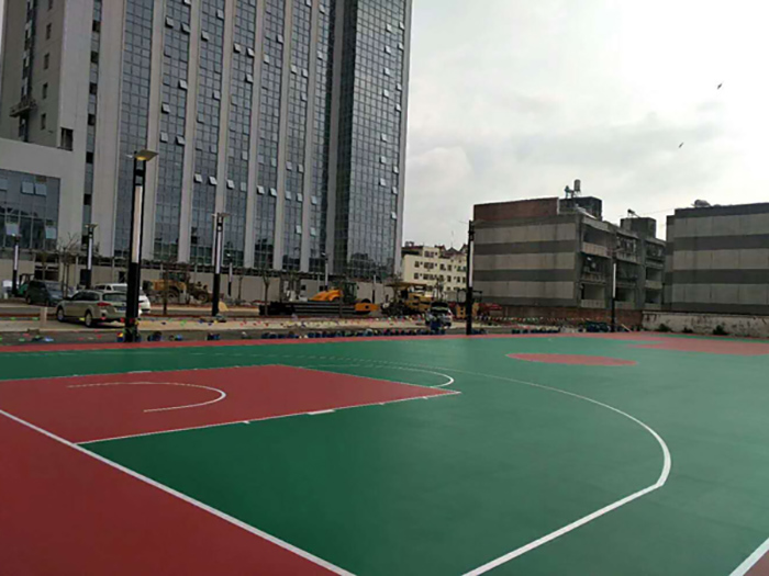 室外硅PU球場材料