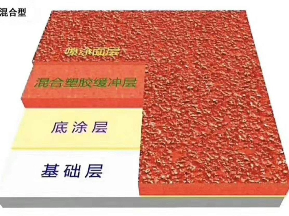 新國(guó)標(biāo)混合型塑膠跑道