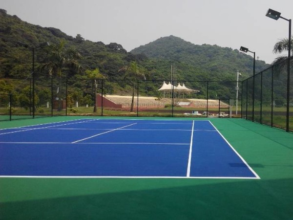 新國標硬地丙烯酸球場材料