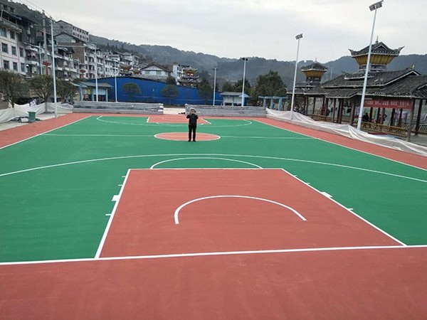 硬地丙烯酸籃球場