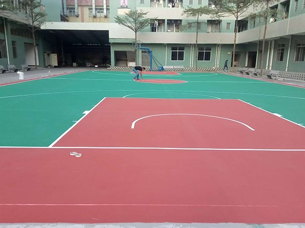 硅PU籃球場