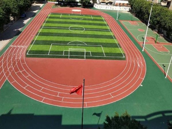 新疆新國(guó)標(biāo)全塑型塑膠跑道