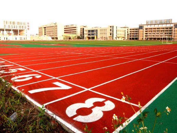 貴州全塑型塑膠跑道材料