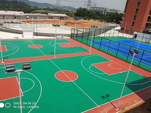 河北硅pu籃球場