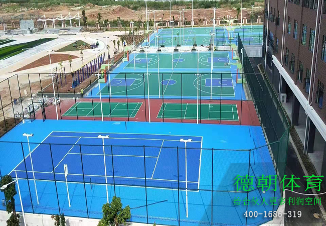 硬地丙烯酸球場鋪設(shè)