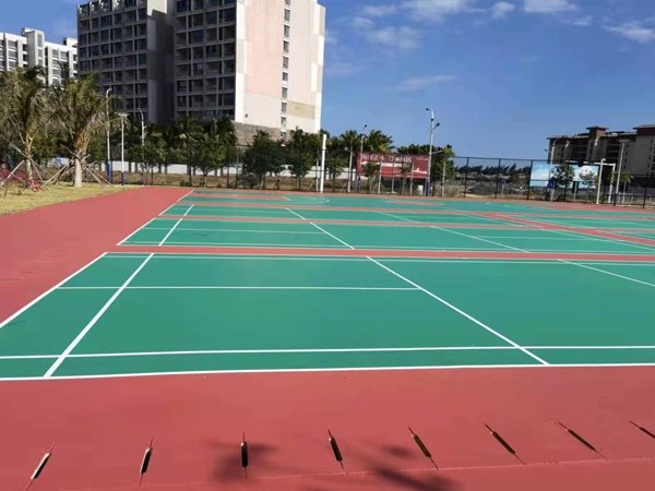 廣東硅pu籃球場