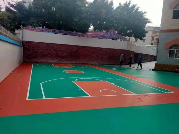 湖北硅pu籃球場